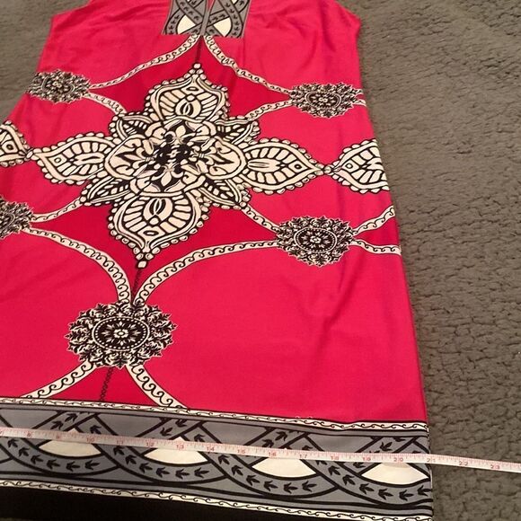 Sandra Darren Pink Sleeveless Dress Size 8 - Picture 10 of 10